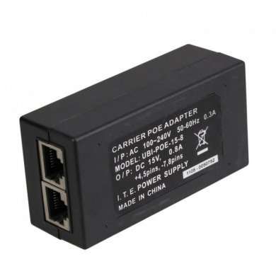UBIQUITI FONTE GENUINA POE 15V 0.8A 12W