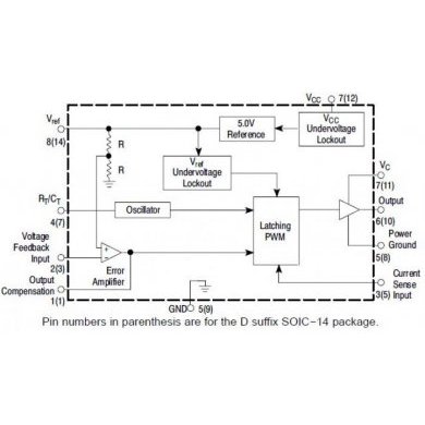 UC2844N Motorola PWM Controller 8DIP