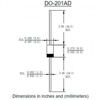 DIODO Retificador Ultra Rapido 600V 3A (Kit 20und)