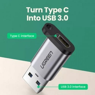 UG-C/A3.0 Ugreen Adaptador USB tipo C para USB 3.0 5Gbps
