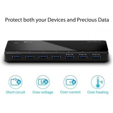 UH700 TP-Link Hub USB 3.0 com 7 portas