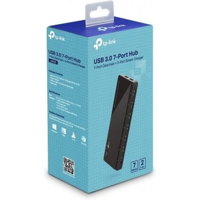 UH720 TP-Link hub USB 3.0 7 portas padrão A preto