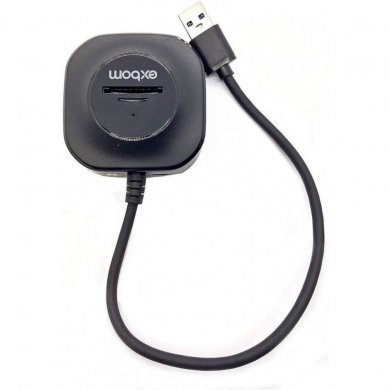 UH-R23 Exbom Hub 5 em 1 com 3 portas USB 2.0