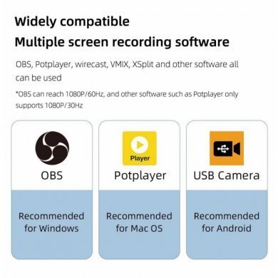 UHC06 HAGIBIS PLACA DE CAPTURA DE VIDEO HDMI FHD