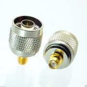 Conector UHF SO239 para SMA Femea 