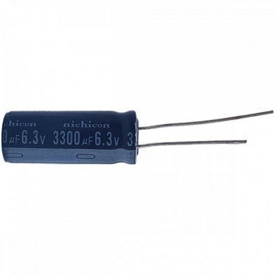 UHW0J332MPD-KIT10 Capacitor eletrolitico Nichicon 3300uF 6.3V Kit 10x