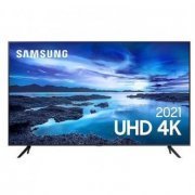 Samsung Smart TV Crystal UHD 4K AU7700 43 pol Tela sem limites, visual livre de cabos, ALEXA compatível, controle único