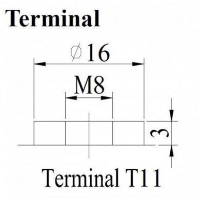 Unipower BATERIA SELADA 12V 100AH
