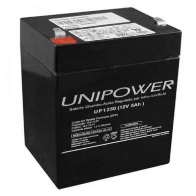UP1250 UNICOBA Unipower bateria nobreak 12V 5Ah F187 VRLA