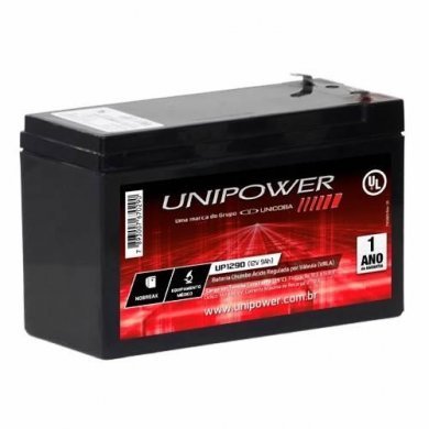 UP1290 Unipower bateria estacionaria selada 12V 9Ah