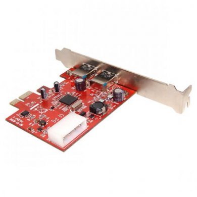 UP-312C Welland Placa PCI-E x1 2.0 com 2x USB 3.0