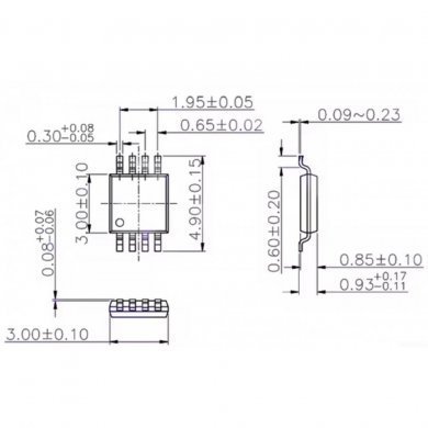 Ci µPC1678 amplificador RF 500Mhz a 2.5GHz