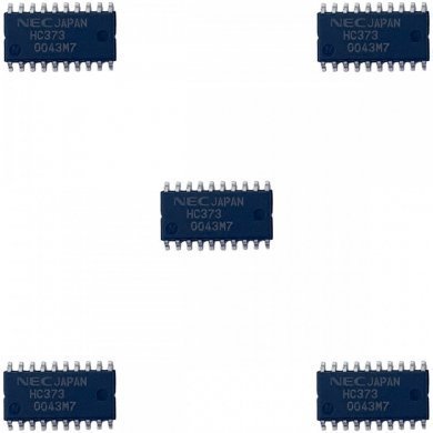 UPD74HC373GS CI HC373 trava transparente SOP20 SMD (Kit 5x und)