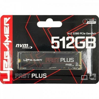UPG3K512FSTPLUS Upgamer SSD 512GB M.2 NVMe Fast Plus PCIe Gen3x4