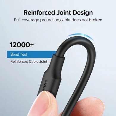 Ugreen cabo USB para USB-C 3A 1.5m preto