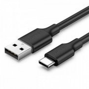 Ugreen cabo USB para USB-C 3A 1.5m preto emborrachado