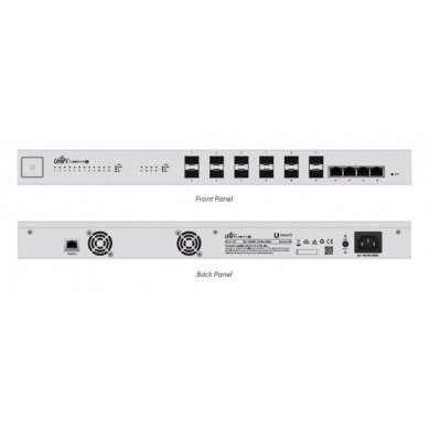 US-16-XG Switch Ubiquiti 16 Portas 12 Portas SFP+
