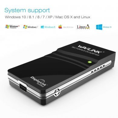 Conversor de USB 2.0 para DVI VGA e HDMI