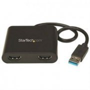 StarTech Dual  Adaptador USB 3.0 para HDMI 4K USB Macho 3.0 para 2 HDMI Femea