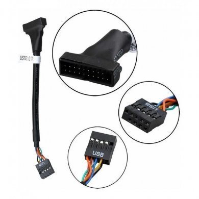 USB-3.0-2.0 Adaptador USB 3.0 para 2.0 Placa Mãe