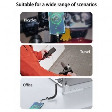 USB-3EM1 Cabo de carga rápida 1.5m para celular 3 em 1