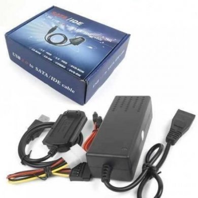 USB-SATA/IDE Cabo adaptador USB para IDE/SATA