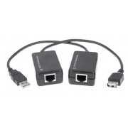 Extensão USB 1.1 utilizando cabo RJ45 até 61 metros (Pode ser utlizado para Web Cams e Impressoras), Suporta Microsoft Windows 98SE, ME, 