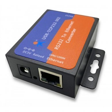Conversor RS232 para Ethernet RJ45 TCP IP serial