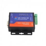 Conversor serial RS232 RS485 RS422 para Ethernet 