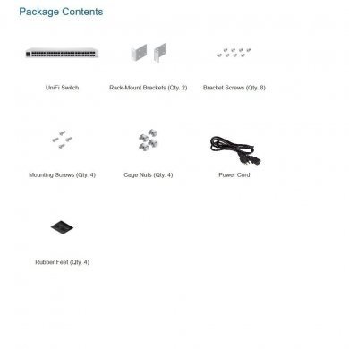 USW-PRO-48-BR Ubiquiti Switch 48 portas Gigabit 4 SFP+ 10Gb