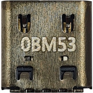 10x conector femea USB-C 24P 8.95mm Foxconn cor preto