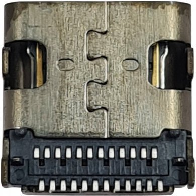 10x conector femea USB-C 24P 8.95mm Foxconn cor preto