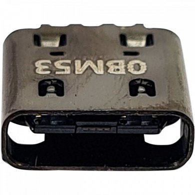 10x conector femea USB-C 24P 8.95mm Foxconn cor preto