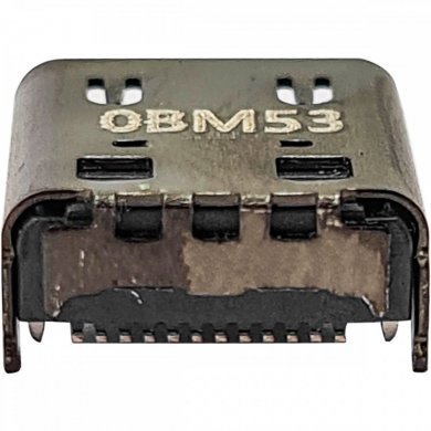 10x conector femea USB-C 24P 8.95mm Foxconn cor preto