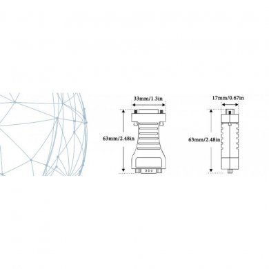 UT-202D Conversor de Interface RS-232 para RS-422