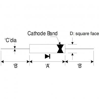 UX-FOB Kit 2x UXFOB Diodo Alta Tensão 8KV 500mA 40Ns