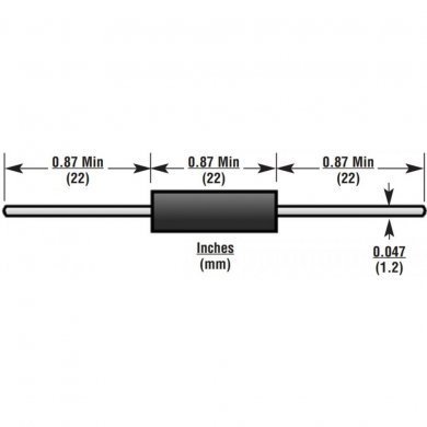 UX-FOB Kit 2x UXFOB Diodo Alta Tensão 8KV 500mA 40Ns