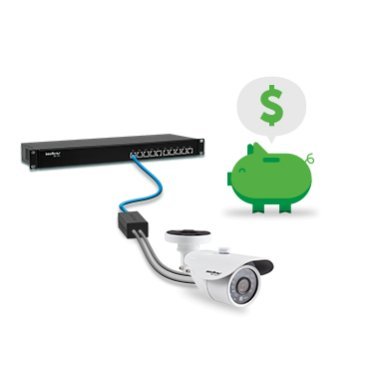 VBPA16C Power Balun Intelbras 16 canais VBP A16C