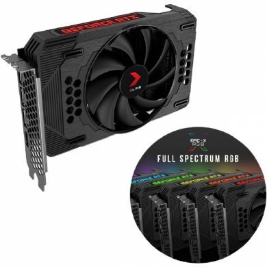 PNY Placa de Vídeo RTX 3060 12GB Revel Epic-X RGB