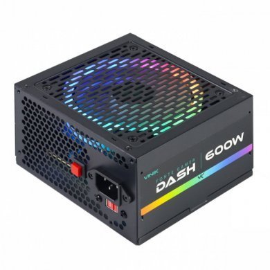 VFG600WPR Vinik Fonte ATX Gamer Dash 600W Fan LED RGB