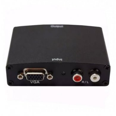 VGA-RCA-HDMI Conversor VGA para HDMI com Áudio