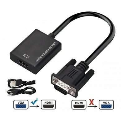 Adaptador VGA Macho X HDMI Femea