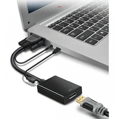 Adaptador VGA Macho X HDMI Femea