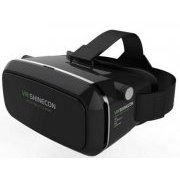 VR SHINECON Oculos 3D de Realidade Virtual Preto para Smartphones