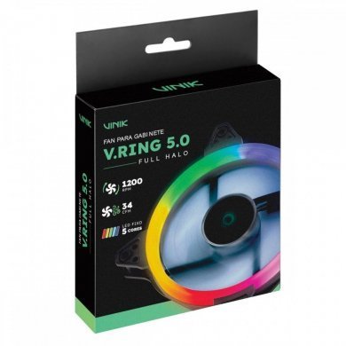 VRINGFHFX5 Vinik Fan V.Ring para gabinete 120mm RGB Full Halo