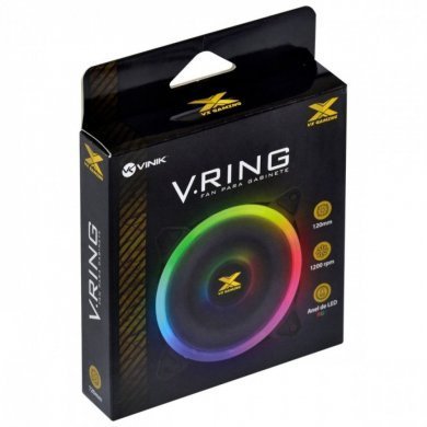 VRINGRGB Vinik Fan V.RING Gabinete 120mm RGB 4 pinos