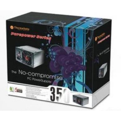 W0328RU Fonte Thermaltake ATX Purepower 350W Reais, 20+4 pinos, CPU 4 pin