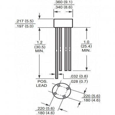 Ponte retificadora DC 800V 1.5A (kit 5x unidades)