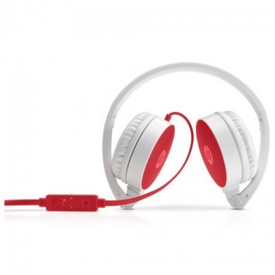 W1Y21AA HP Headphone H2800 Cardinal Red Dobrável