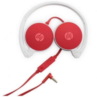 W1Y21AA HP Headphone H2800 Cardinal Red Dobrável